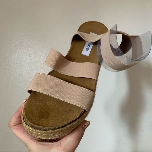 Steve Madden Kimmie Flatform Espadrille Sandals size 10 women’s - Picture 7 of 9